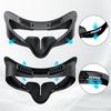 YipuVR Face Cushion PU Soft Pad Compatible with Quest 3 S Breathable Facial Interface Removable Leakproof Light Nose Blocker with Lens Cover