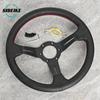13inch JDM Universal Leather Steering Wheel Modified Car Sports Racing Steering Wheel