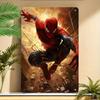 Marvel Metal Poster Frame - Superhero Themed Wall Decor for Marvel Fans, Bringing Colorful and Eye-Catching Effects to Your Room