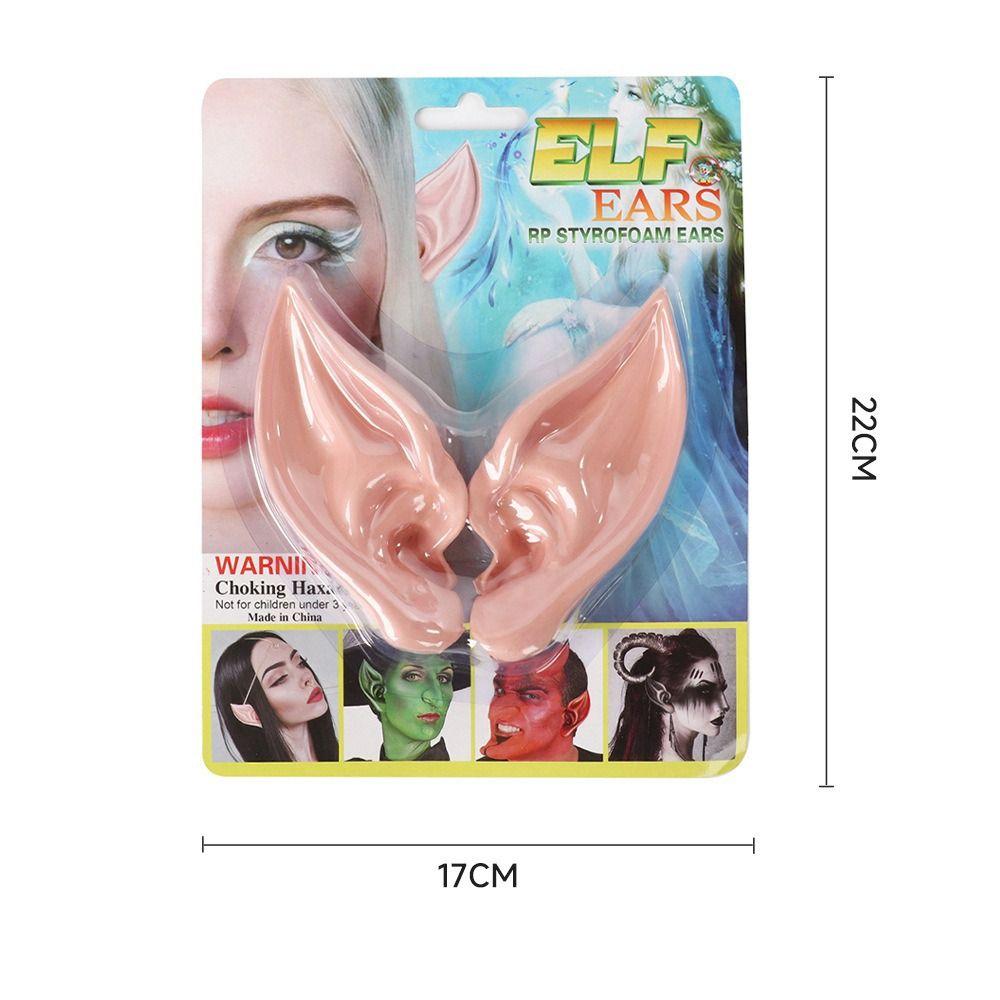 Soft Elastic Latex Elf Ears Eco-friendly Fake Ears Creative Fairy Ears Halloween Party