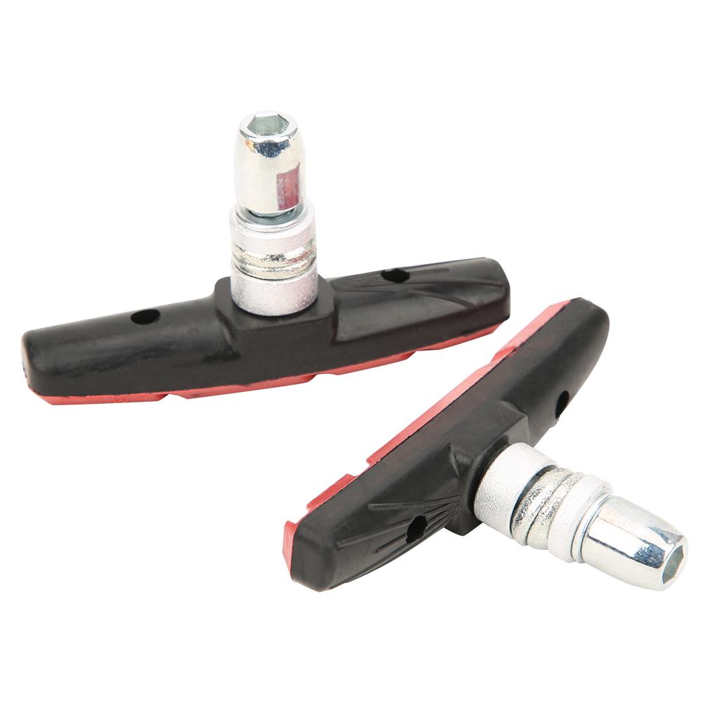 A Pair Mixture Material Silent Mountain Bike Brake Pad Blocks Shoes   Cycling Accessories
