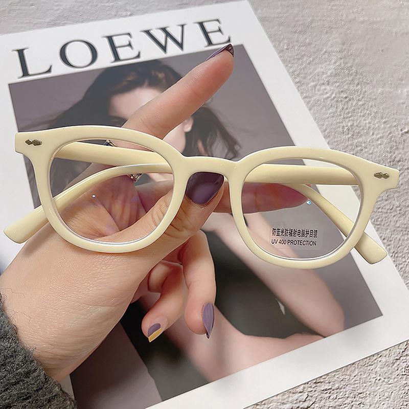 Vintage Simple Anti Blue Light Glasses Men Women Blue Light Blocking Glasses Computer Screen Glasses Decorate Eyeglasses