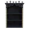 Large Floating Shelves for Wall Crystal Display Shelf Wall Mounted Storage Stand Case Box for Witch Wiccan Decors,Gift