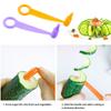 1/2PCS Manual Vegetable Fruit Spiral Slicer For Potato Carrot Cucumber Cutting Device Durable Random Color Kitchen Accessories