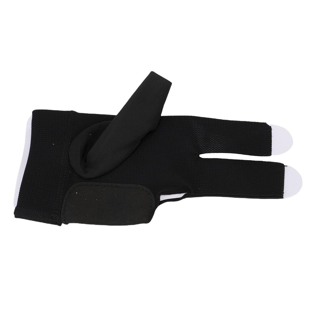 Left Hand Pool Glove 3 Finger Nylon Comfortable Elastic Billiard Pool Glove