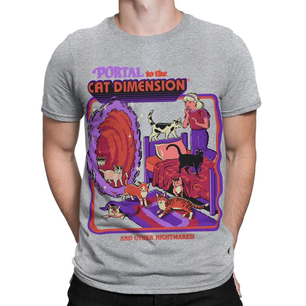 The Cat Diunisexsion 80s Quirky Cat Themed T Shirt Srt433