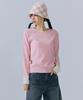 CHASECULT Women'S Color-Block Sleeve Round Sweater-Cfrg5261C0P