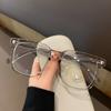 Oversized Transparent Glasses Frame Unisex Anti Blue Light Blocking Computer Glasses Black Clear Lenses Spectacles Women Men