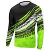 Fashion Men's Long Sleeve T-Shirt Outdoor Men's Running Tops Vertical Stripes Gym Top Spring Autumn Quick-Drying Men's Clothing
