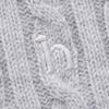 HAZZYS Women's Wool Blend Cable Knit Quarter-Button Sweater