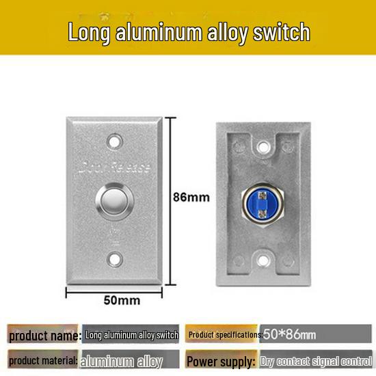 Stainless Steel Infrared Sensor Exit Button Doorbell Switch Panel