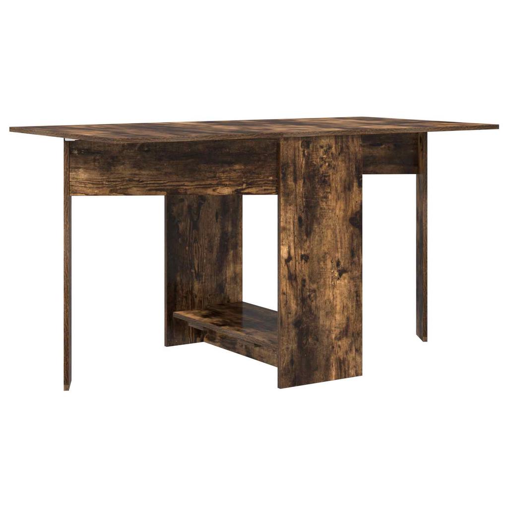 Dining Table 138 x 70 x 73.5 cm Engineered Wood Smoked Oak Finish