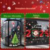 Christmas Static Cling Glass Stickers: Festive Room Decorations and Scene Arrangements.