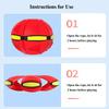 Magic UFO Flying Flat Disc Ball Toy with LED Light Outdoor Garden Sport Deformable Stress Relief Vent Ball for Kids Boys Girls
