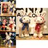 Cuter Rabbit And Panda Plush Toys With Ski Design For Kids And Gift Giving