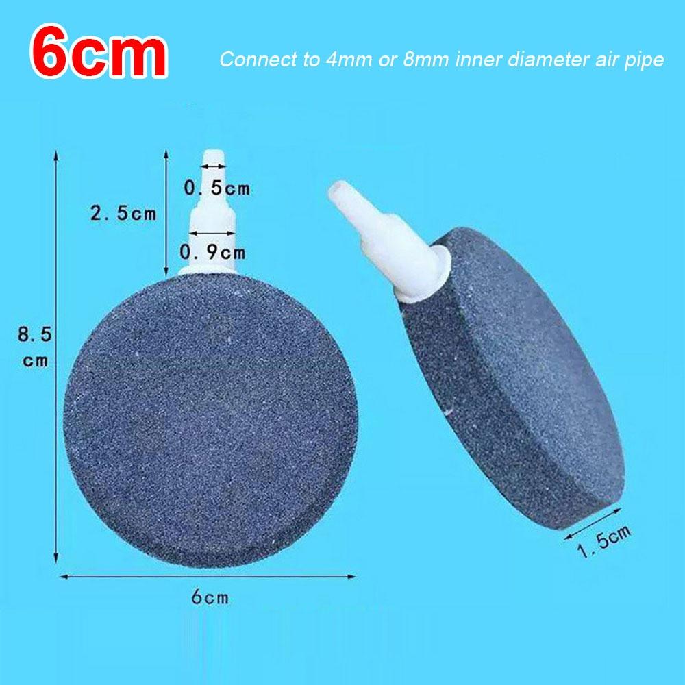 1 шт. круглый пузырьковый камень для аквариума 4/6/8/10 см гидропонная кислородная пластина аксессуары для аквариума 6cm