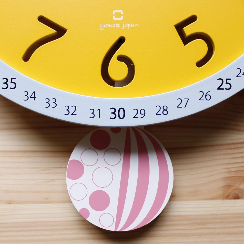 Yamato Kogei Circus Clock Elephant Size: Approx. W23 D3 H37.5 YK17-105