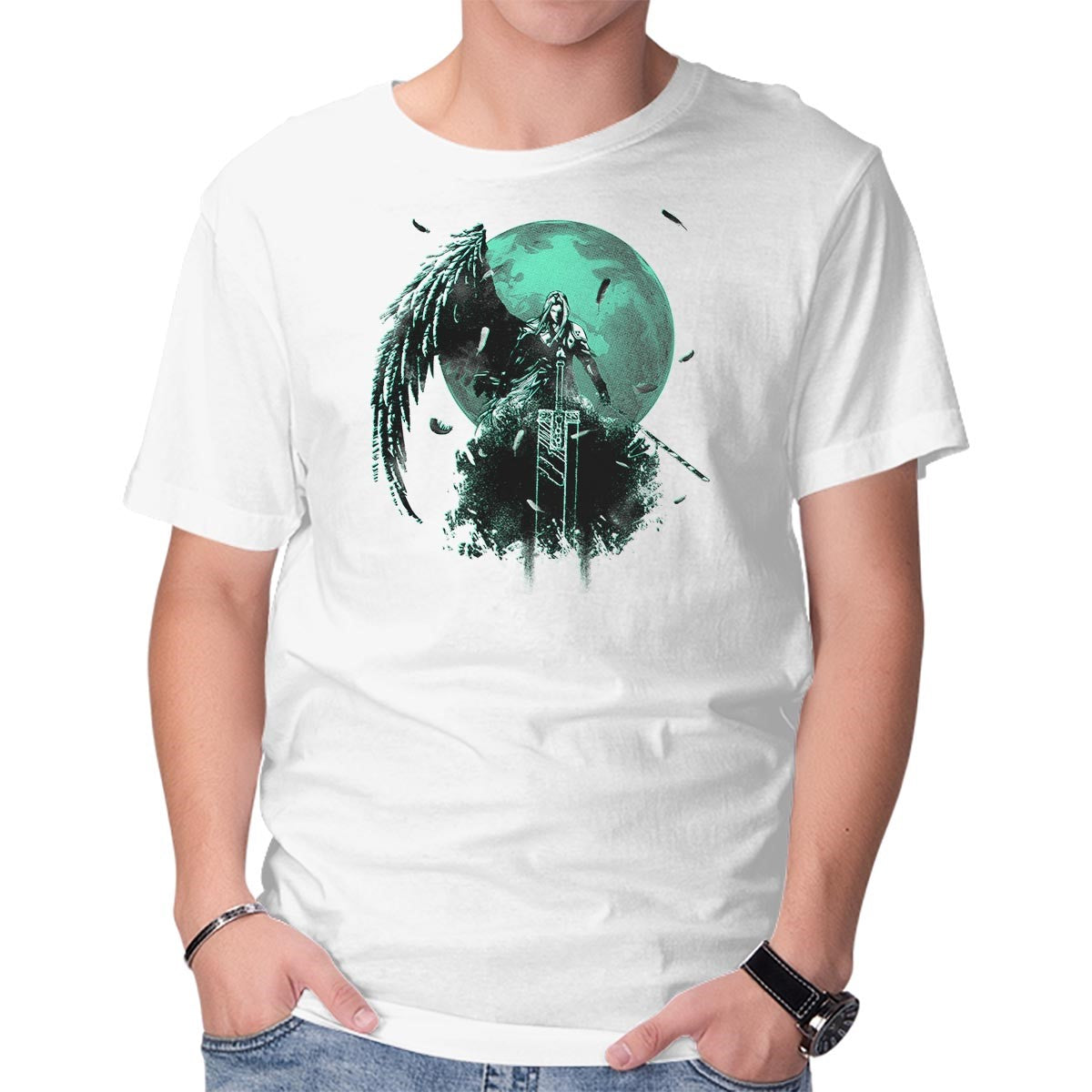 Unisex Crew Neck T-Shirt Fallen From Grace Graphic Short Sleeve Casual Tee XXXL
