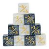 New Six Sided Dice Set D6 Counters  1/ 1 and -1/-1 Set of 10 Dice for Math Teaching ,Kid Arithmetic Toys, Card Game Accessories