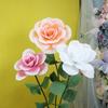 30CM Giant Simulated Rose Flower Linen Simulated Photography Studio Props  Photography Props