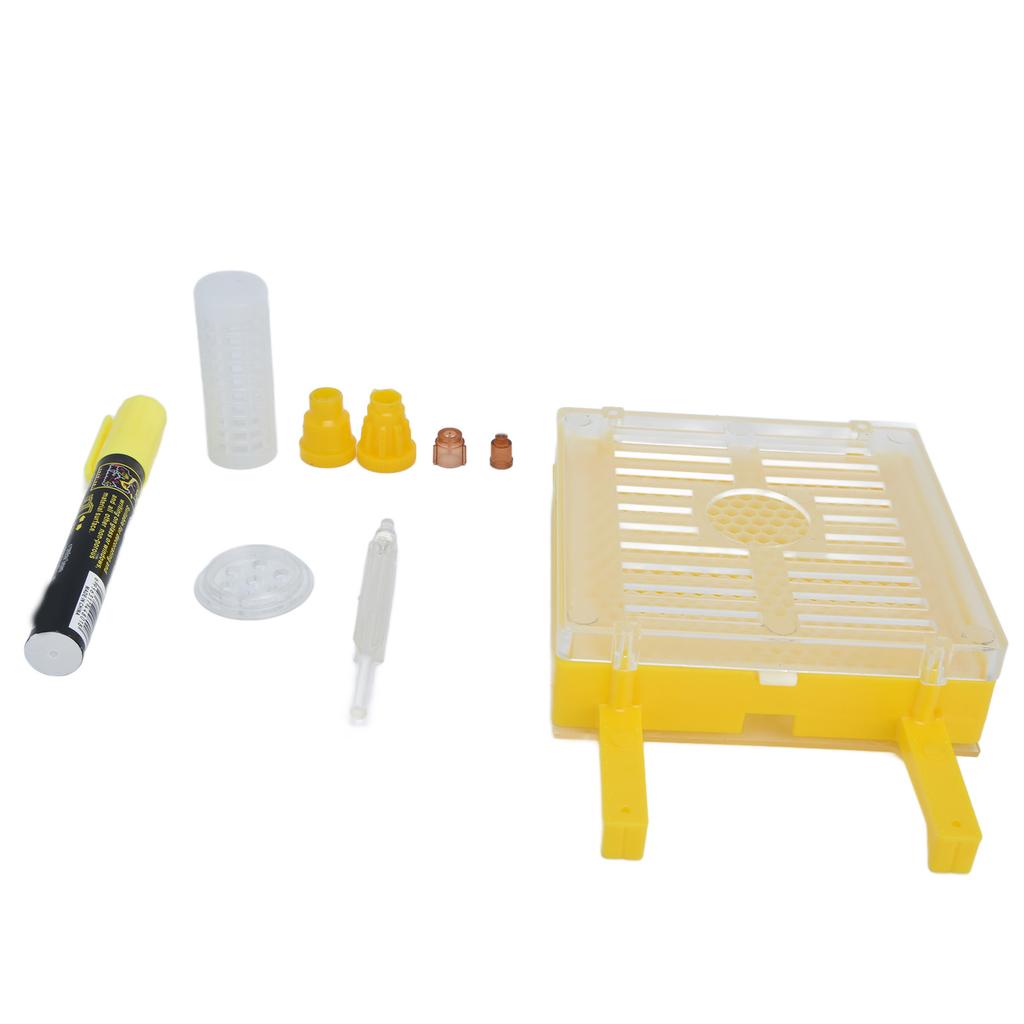 Queen Bee Rearing Grafting Kit Reusable Plastic Bee Cultivating Marking Tool for Beekeeping