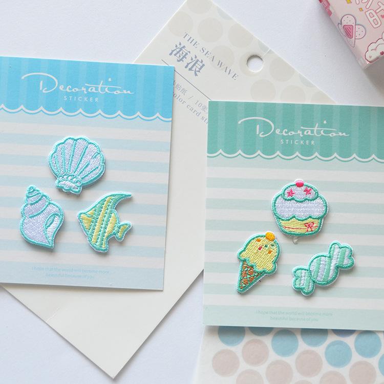 Self-Adhesive Cute Mobile Phone Bag Nintendo Switch Decorative Embroidery Cloth Sticker Clothes Pants Hat Patch Hole Sticker