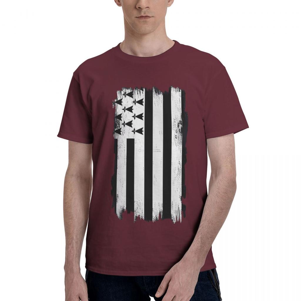 BRITTANY GRUNGE FLAG 100 Cotton Casual Breathable Confortable Cute Mens Clothing Deals Man Clothes