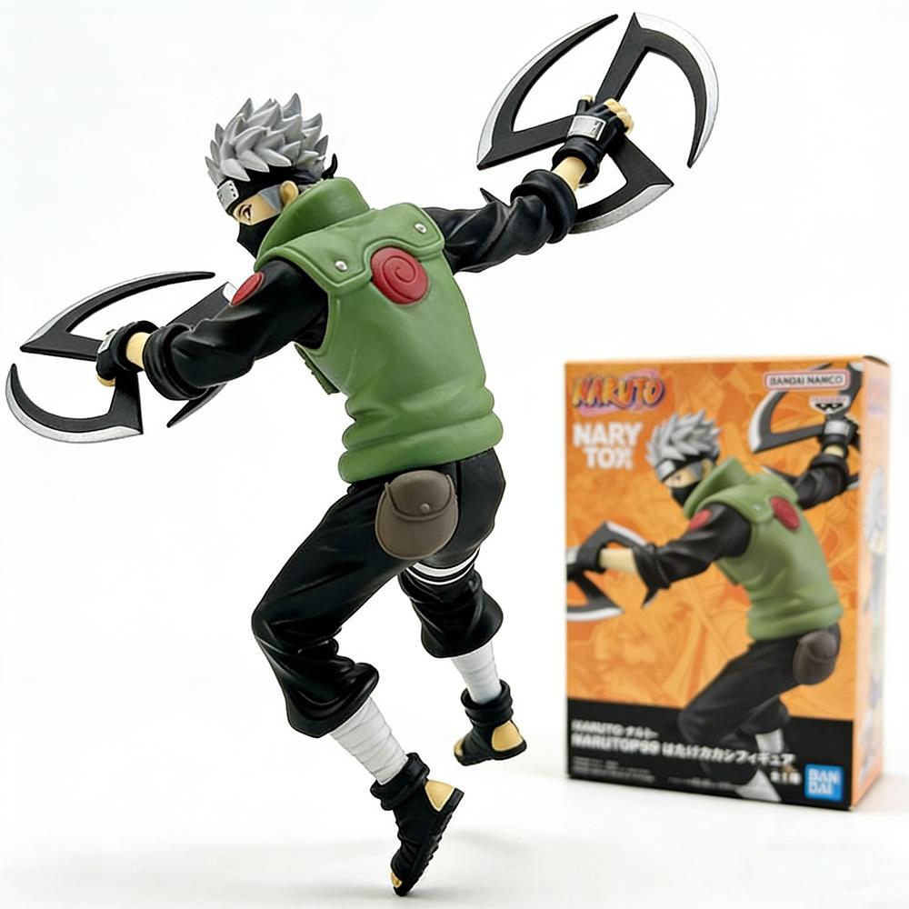 16CM Hatake Kakashi Figure Anime NARUTO Shippuden Race Fighting Animation Model Toy Gift Collection Decoration Ornaments PVC