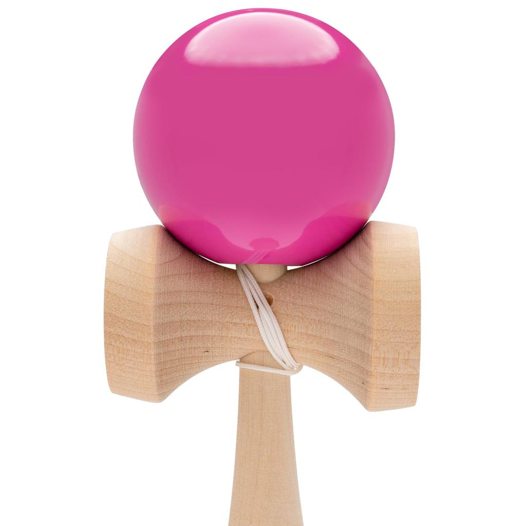 Kendama Master Takumi 16-2 Competition Kendama (Pink) Certified by the Japan Kendama Association, Wooden