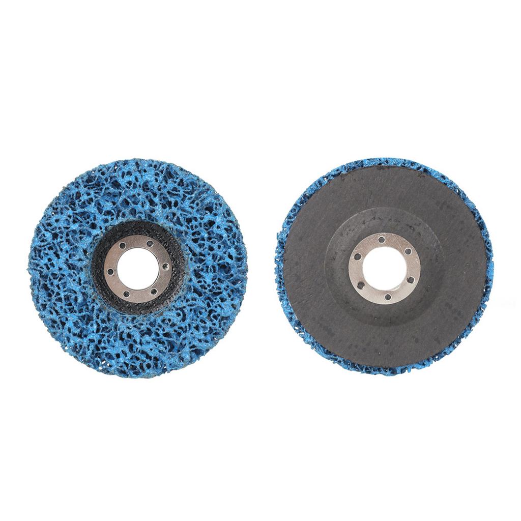 5pcs Poly Strip Abrasive Disc Rust Paint Remover Grinding Wheel for Angle Grinder(100mm)