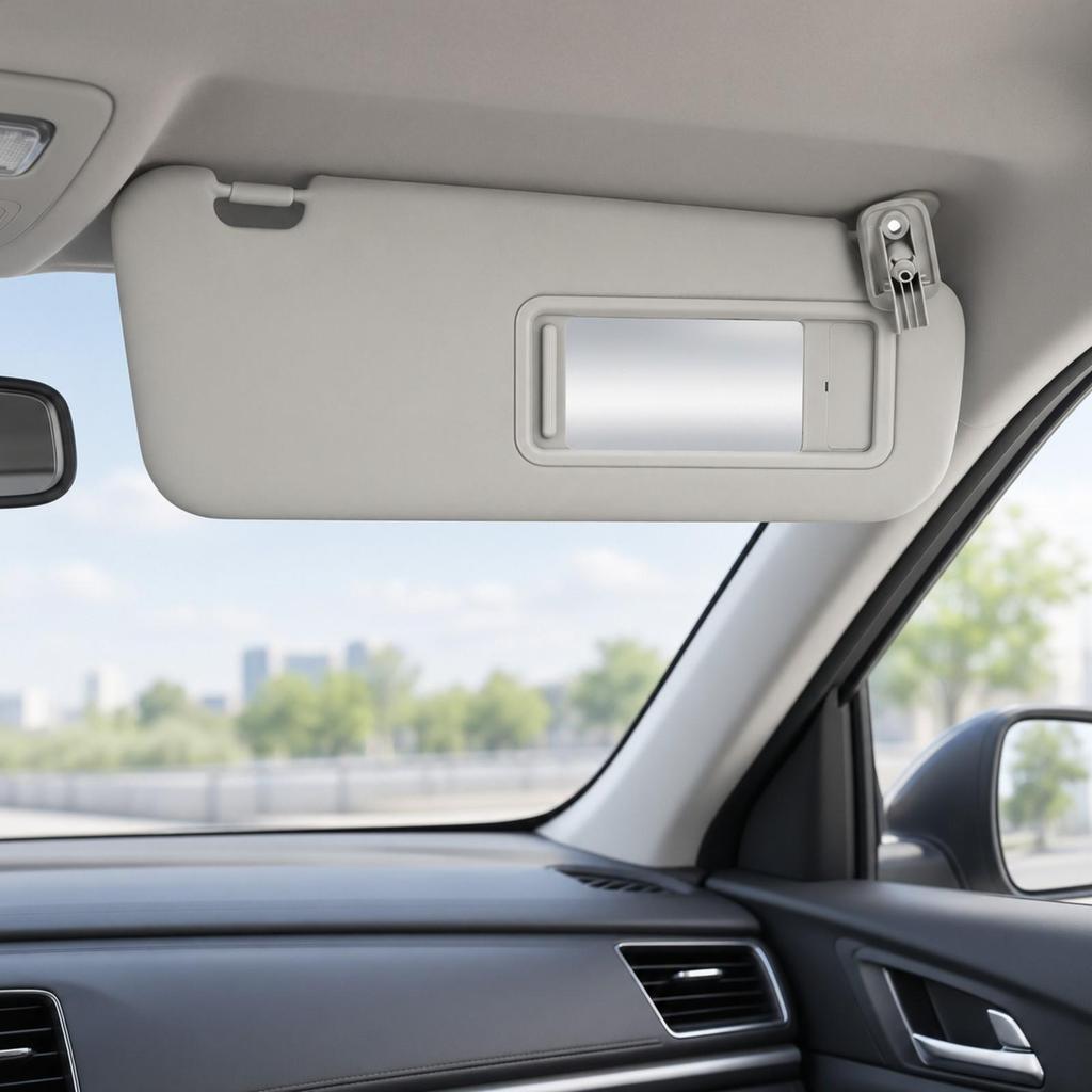 Glare-Blocking Car Accessory Light Gray Vehicle 3 Replacement Sun Visor Slim