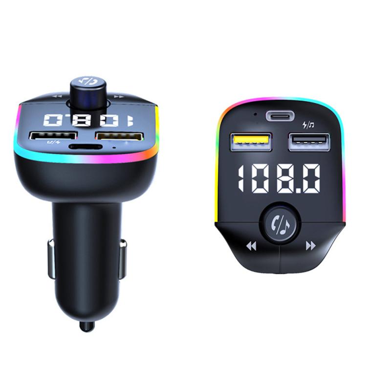 Car Fm Transmitter Handsfree Calling Wireless Car