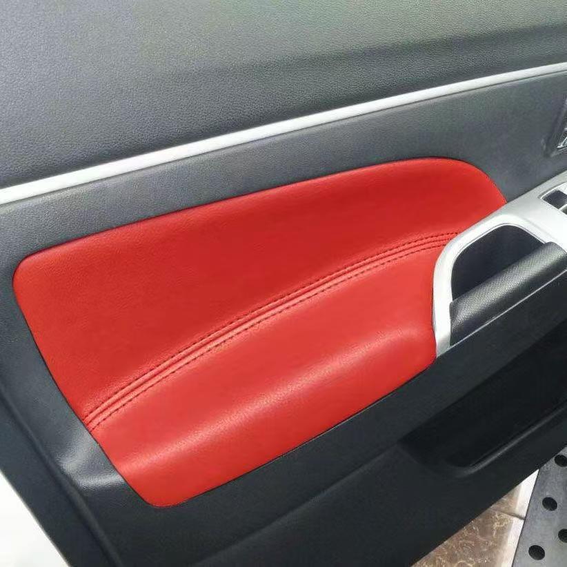 Mitsubishi ASX Door Panel Armrest Leather Cover Renovation Kit