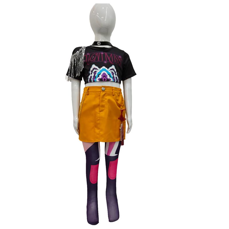 Kpop Demon Rumi Zoey Mira Cosplay Hunters Huntrix Costume Girl Group Idol Role Play Halloween Carnival Party Outfit Suit