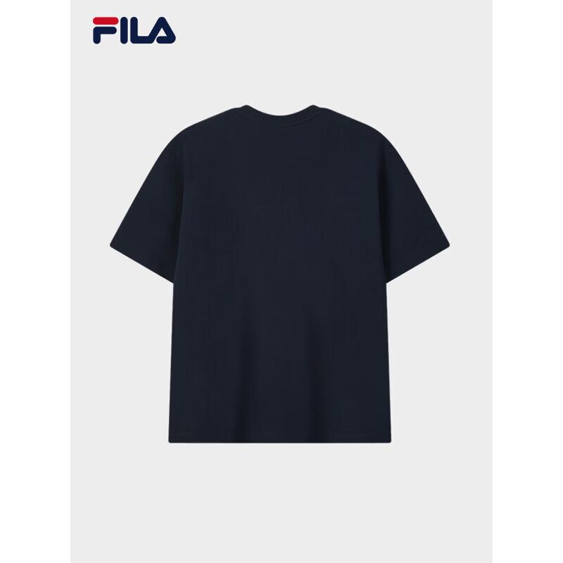 Fila Men's 2026 Spring Relaxed Fit Colorblock Knit Short Sleeve T-Shirt