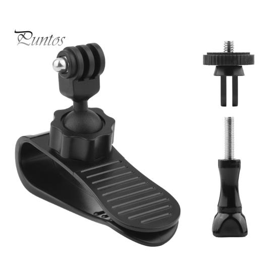 

Автомобильный солнцезащитный козырек, крепление для камеры, вращение на 360 градусов, противоскользящий замок, противоударный держатель для видеоблога, спортивный кронштейн для камеры для GoPro, Osmo Pocket 3 чёрный