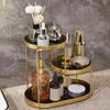 3-Tier Bathroom Cosmetic Tray Vanity Organizer Lipstick Trinket Table Dressing Trays Platter for