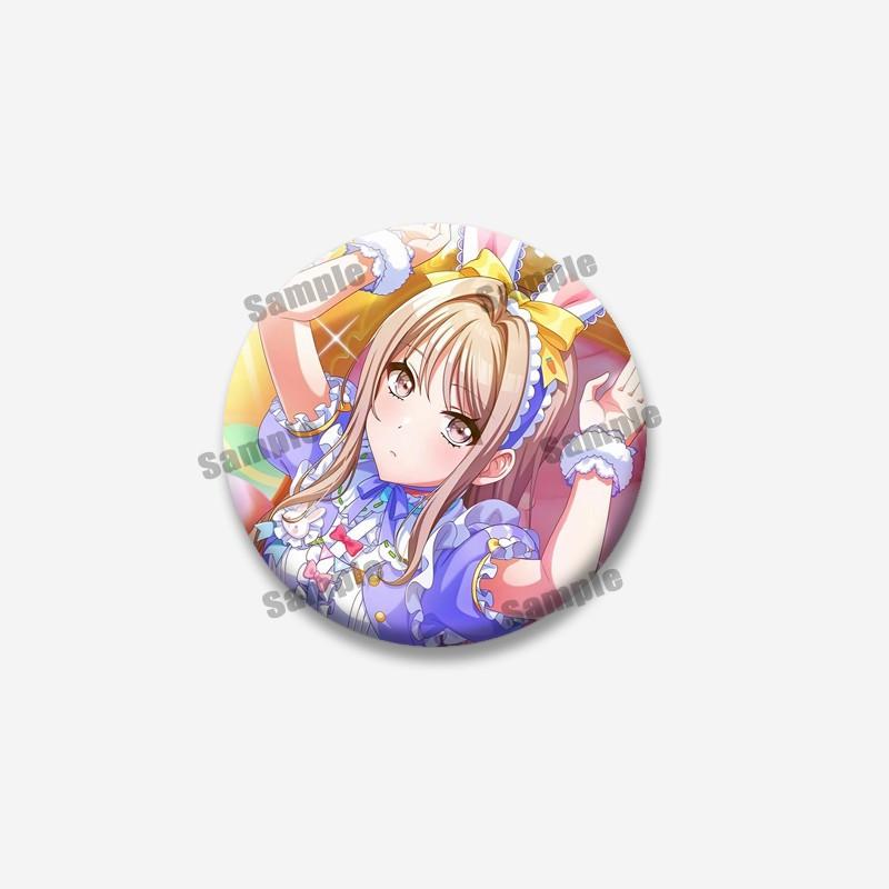 Cute Cartoon Girls Miyu Haruna Cosplay Badges Music Game D4DJ Rika Hayate Soft Button Pin Jewelry Brooch Accessories for Hat Bag