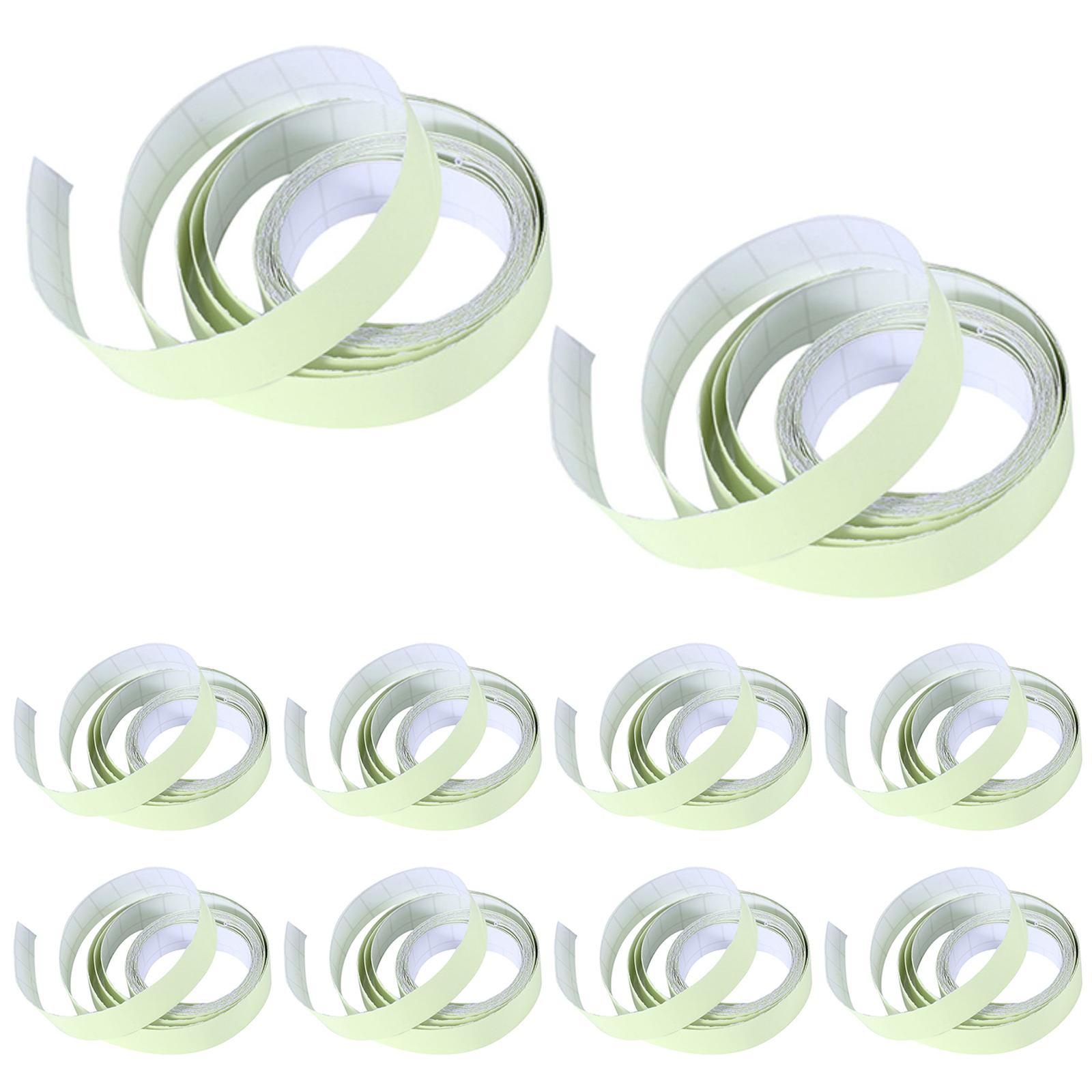 

10Pcs Luminous Fluorescent Self-Adhesive Tape Night Vision Glow Stickers DIY Home Decoration Warning Adhesive Tape for Home