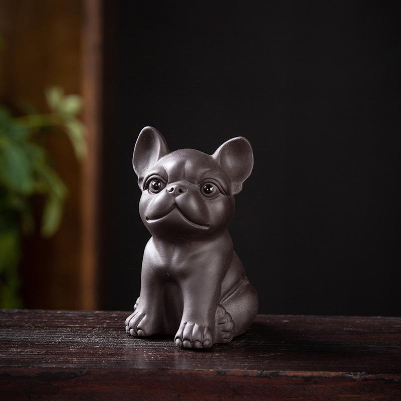 Purple Clay Zodiac Animal Horse Tea Pet Ornament – Cute, Creative Tea Table Dragon Mascot Decoration