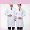 Comfortable Casual Doctor Nurse Uniform Long Sleeve Lab Coat White Workwear