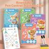 Cross-Border Erasable Pen Practice Book for Kids: Early Education Basic Character Training