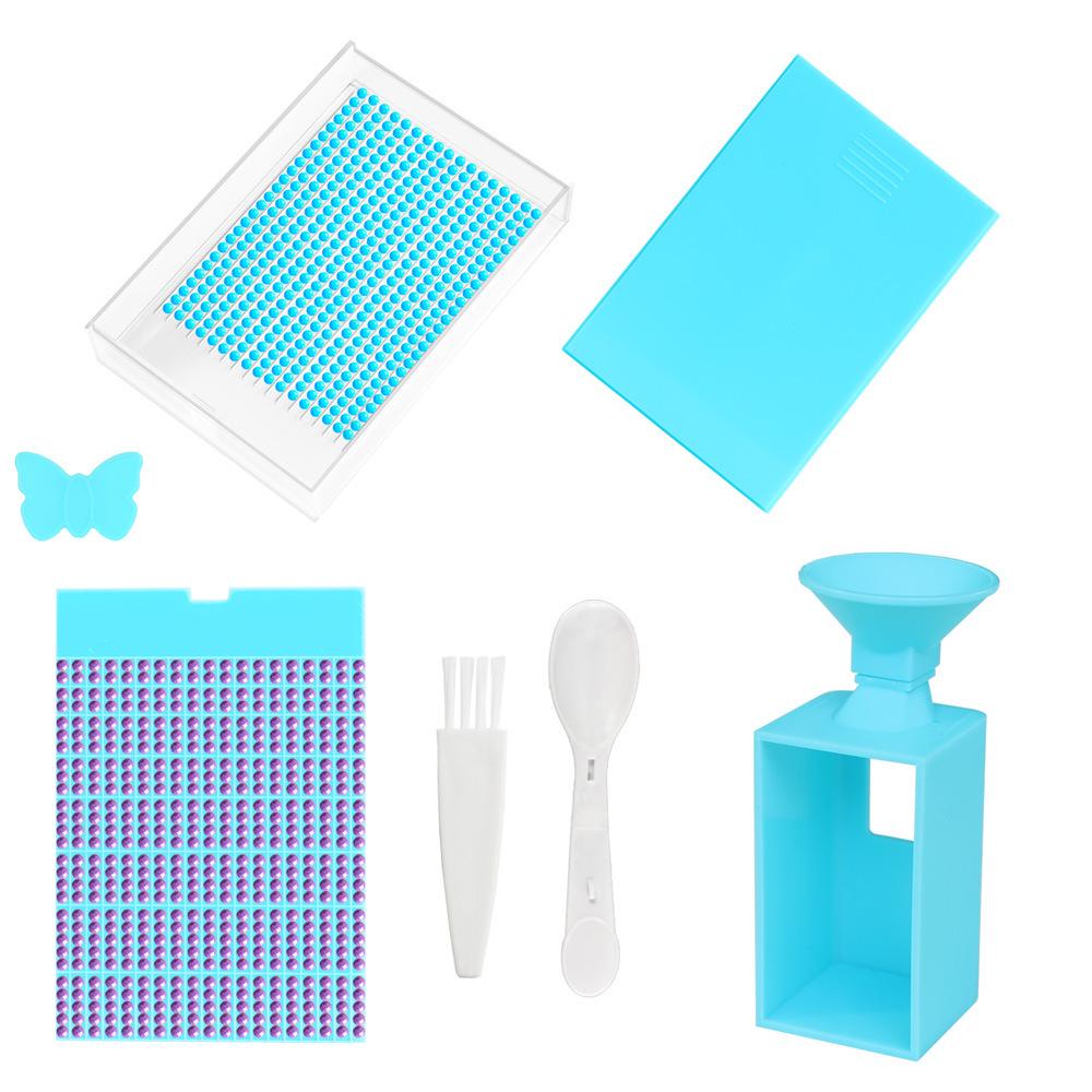 

Набор инструментов для алмазной живописи «Сделай сам» с воронкой и сверлом: Герметичное сито для квадратных и круглых сверл