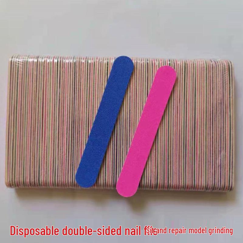 100 Disposable Double-Sided Nail Files for Grinding Nails