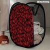 1Pcs Halloween Series 4 Pop-Up Laundry Hamper Expandable Mesh Hamper Basket for Room Bedroom Bathroom Organization Contemporary Storage