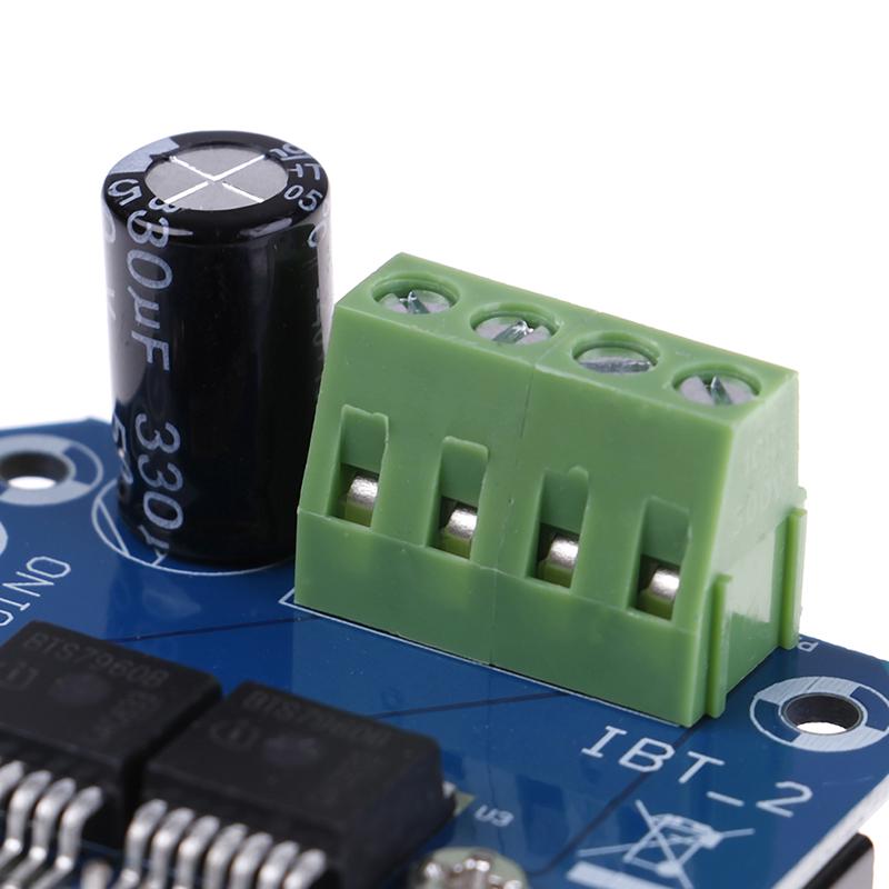 Double Bts7960B Dc 43A Stepper Motor Driver H-Bridge Pwm For Arduino Smart Car