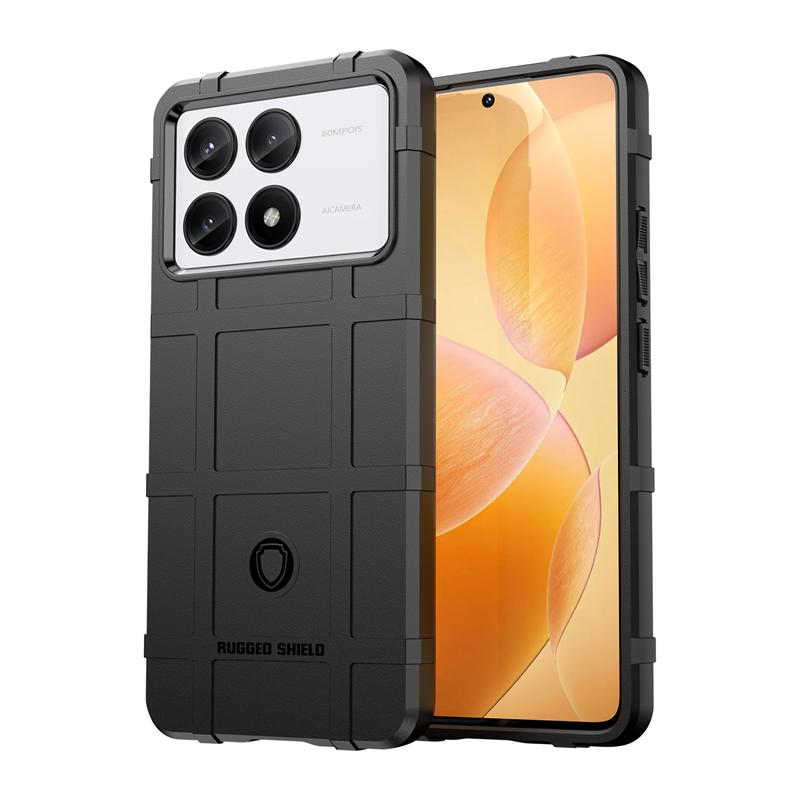 

Shockproof Phone Case For Xiaomi Poco X6 Pro Bumper Anti-knock Soft TPU Slim Back Case Poco X6 Pro Cover For Poco X6 Pro Case For Poco X6 Pro чорний