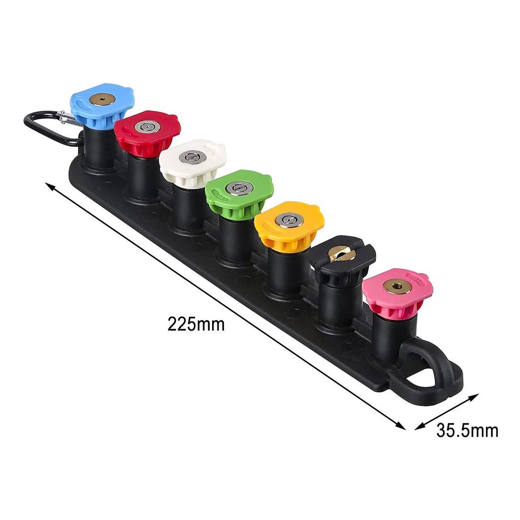 Pressure Washer Tips Accessory for Cleaning Pressure Washer Spray Nozzle Set 5 Holes Base