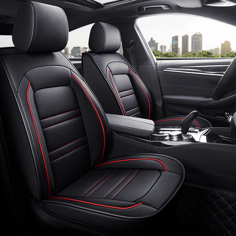 Compatible with 2013, 2015, 2016 Buick Excelle Leather Car Seat Cover, All-Season, Full Coverage