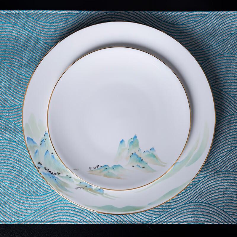 Keramik-Essgeschirr-Set im chinesischen Stil